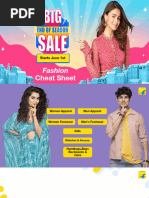 Flipkart EOSS'23 - Fashion Cheat Sheet