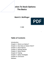 14. Introduction to Stock Options the Basics Author Mark D. Wolfinger