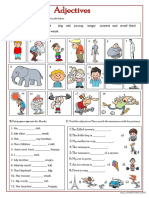 Worksheet Adjectives 7th