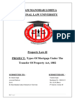 Property Law-II Project