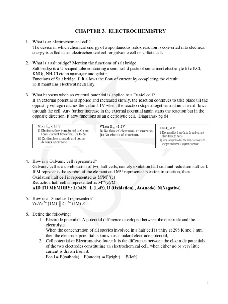 Lesson3 ELECTROCHEMISTRY 231017 181903 PDF Electrochemistry Electrical Resistivity