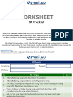 Worksheet: 5R Checklist