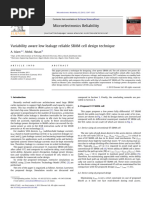 Microelectronics Reliability: A. Islam, Mohd. Hasan