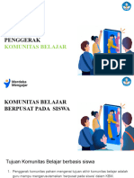 Komunitas Belajar Berbasis Siswa