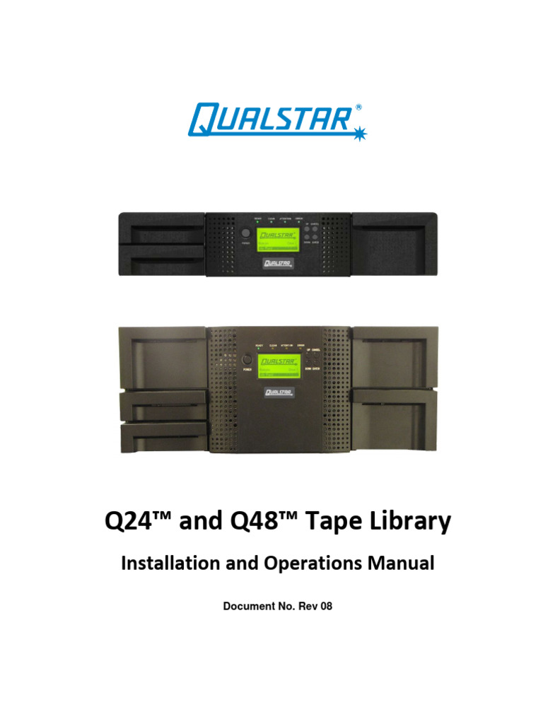 Q24 and Q48 Library Installation and Ops Manual Rev08 | PDF ...