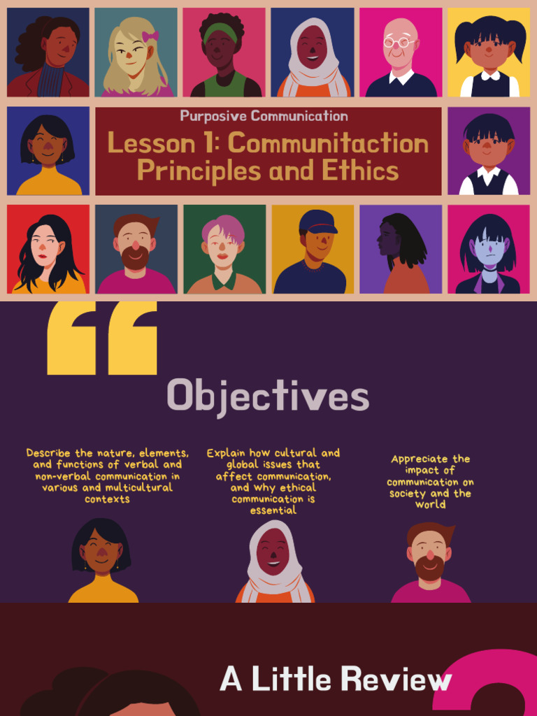 Principles of Ethical Communication | PDF | Communication | Nonverbal ...