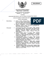 Peraturan Bupati (PERBUP) Kabupaten Pringsewu No 25 Tahun 2017