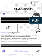 Social Groups