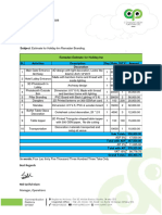 Ramadan Decoration Estimation For Holiday Inn Dhaka City Centre