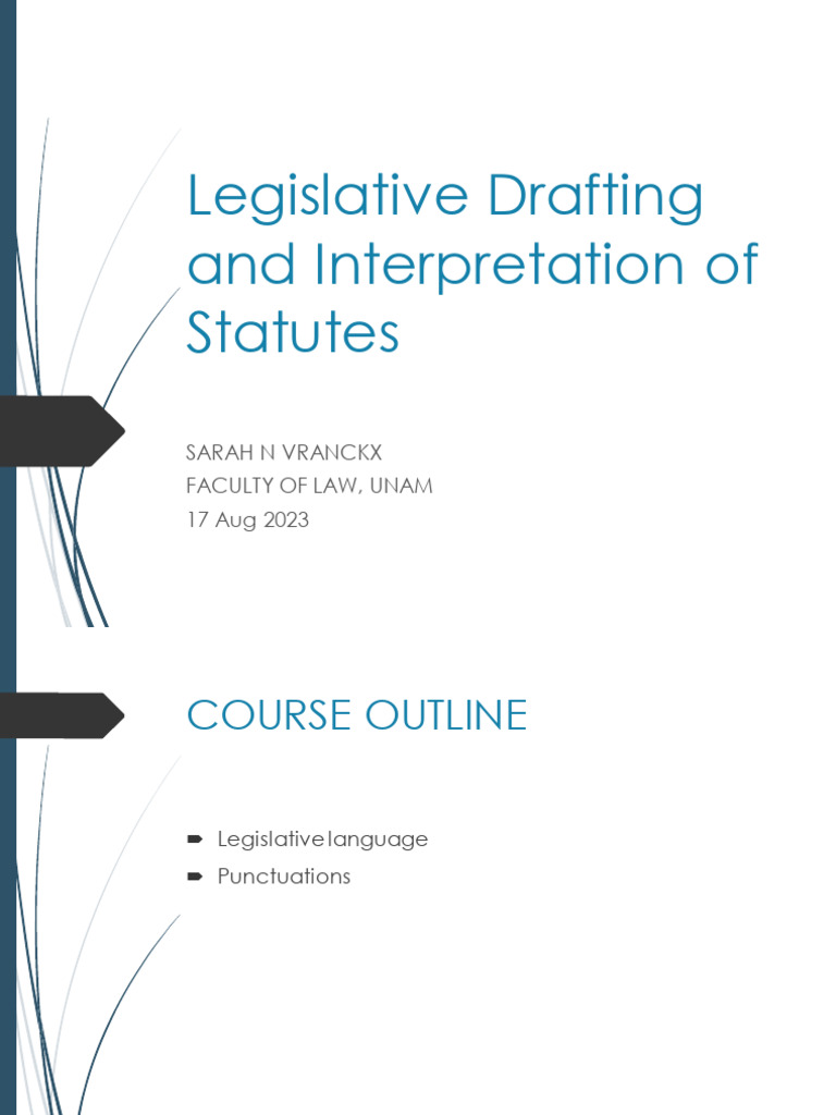 Legislative Drafting Best Practices | PDF | Comma | Punctuation