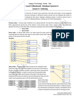 Lesson 4 - Indexing