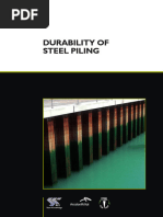 SCI - P422 Durability of Steel Piling