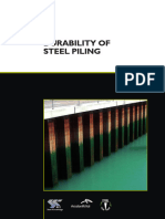 SCI - P422 Durability of Steel Piling