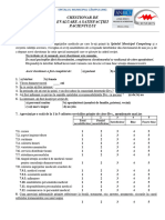 SPITAL Chestionar Satisfactie Pacient SMC