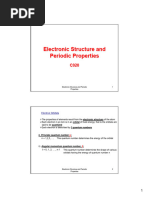 Electronic Structure and Periodic Properties C020