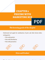 Chapter 9 - Pricing With Marketing Mix