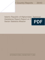 (9781513529912 - IMF Staff Country Reports) Volume 2020 (2020) - Issue 043 (Feb 2020) - Islamic Republic of Afghanistan - Technical Assistance Report-Report On External Sector Statistics Mission