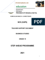 2021 Business Studies Grade 10 Step Ahead