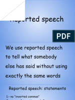Reported Speech