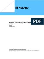 Cluster Management With System Manager