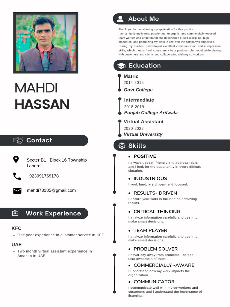 Customer Service & Virtual Assistant Resume | PDF | Cognitive Science ...