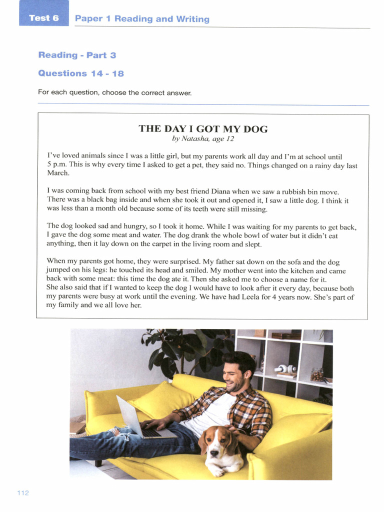 Reading 8 Ket | PDF
