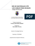 TFG Tecnología de Materiales CPR Aplicada A Los Cables para Buques