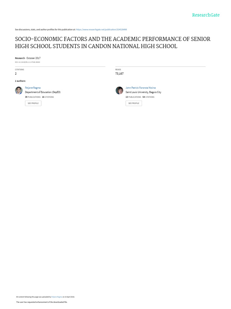 Socioeconomic Factors PDF Socioeconomic Status Stereotypes