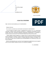 Lettre de Recommandation 2