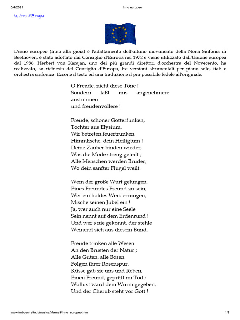Inno Europeo 1 PDF