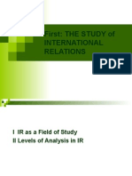 FirstTHE Study OF IR