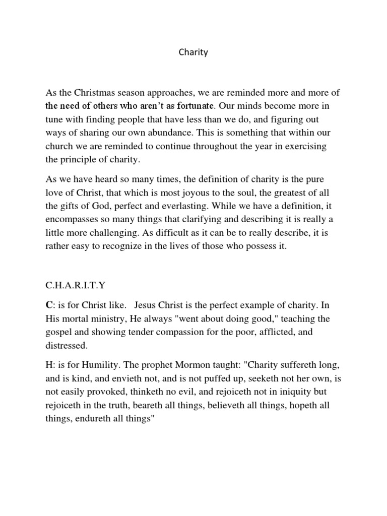 Understanding the Principle of Charity | PDF | Religion & Spirituality