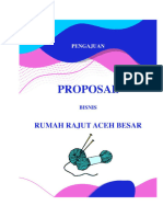 Proposal Bisnis Konektor Masker Dari Rajut