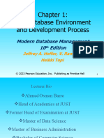 Chapter I The Database Environment and Development Process