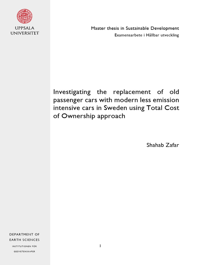 FULLTEXT01 PDF Electric Vehicle Plug In Hybrid