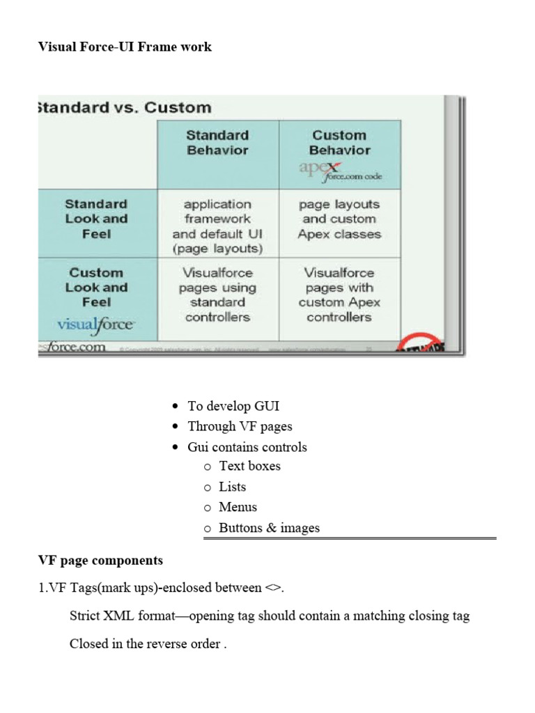 Visual Force2 | PDF | Html Element | Computer Science