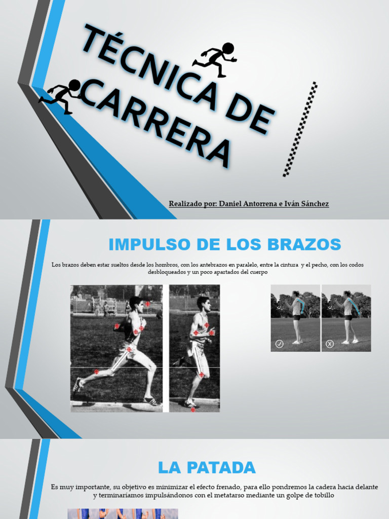Tecnica de Carrera | PDF | Corriendo | Deporte del atletismo