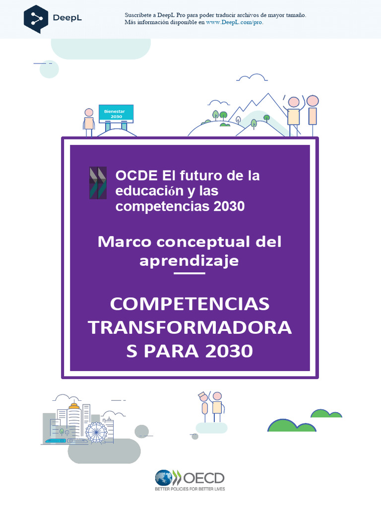 Competencias Transformadoras para 2030 | PDF | Sevicio de aprendizaje ...