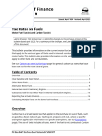 MFT CT 005 Tax Rates Fuels