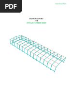 DEA Report On Temporary Shed