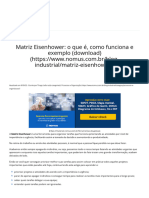 Matriz Eisenhower - o Que É, Como Funciona e Exemplo (Download) - Blog Industrial Nomus