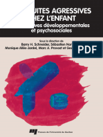 Conduites Agressives Chez Lenfant Perspectives Développementales Et Psychosociales by Sous La Direction de Barry H. Schneider Sébastien Normand Monique Allès-Jardel Marc A. Provost Et George M. Ta (