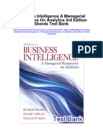 Business Intelligence A Managerial Perspective On Analytics 3rd Edition Sharda Test Bank Download