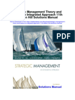 Strategic Management Theory and Cases An Integrated Approach 11th Edition Hill Solutions Manual