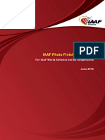 IAAF Photo Finish Guidelines
