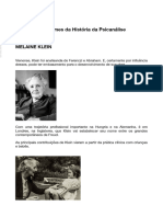 Aula 7 - Os Principais Nomes Da Psicanálise - Melanie Klein