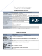 Ze09 - Plan Analítico y Planeación Didáctica Por Proyectos