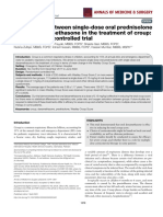 Comparison Predni and Dexa in Treatment of Croup