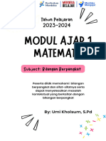 Modul Ajar Matematika - Modul Ajar Bilangan Berpangkat - Fase D