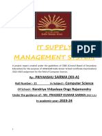 PRIYANSHU SARMA - XII-A - IT - SUPPLY - MANAGEMENT - SYSTEM - Project